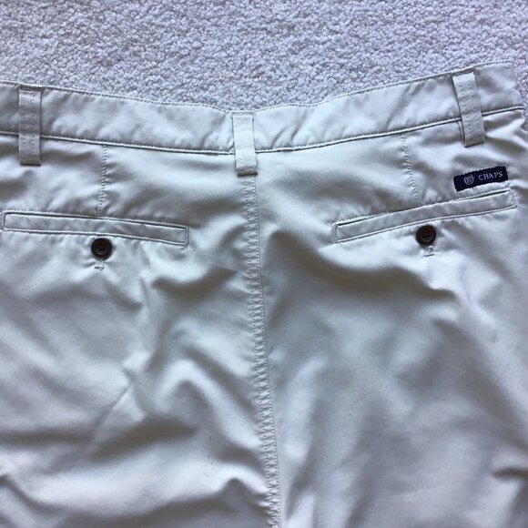 CHAPS CARGO SHORTS BEIGE SIZE 34 - Picture 6 of 7